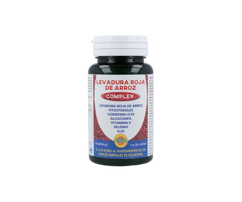 Levadura Roja de Arroz Complex 40 cápsulas Robis