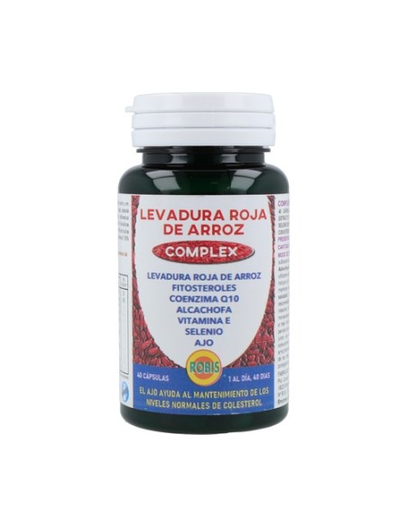 Levadura Roja de Arroz Complex 40 cápsulas Robis