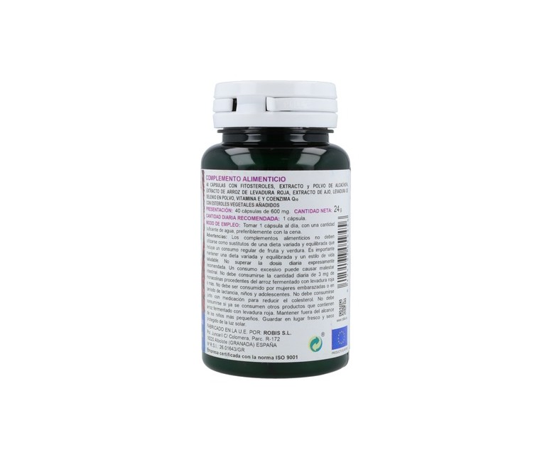 Levadura Roja de Arroz Complex 40 cápsulas Robis