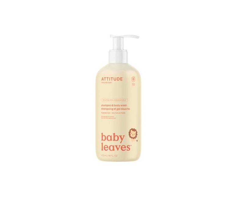 Champú y gel bebés fragancia néctar de pera 473 ml (pera) Attitude