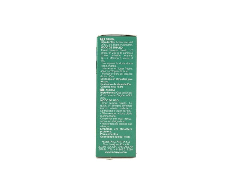 Aceite Esencial de Jengibre 15 ml (Jengibre) MARNYS®