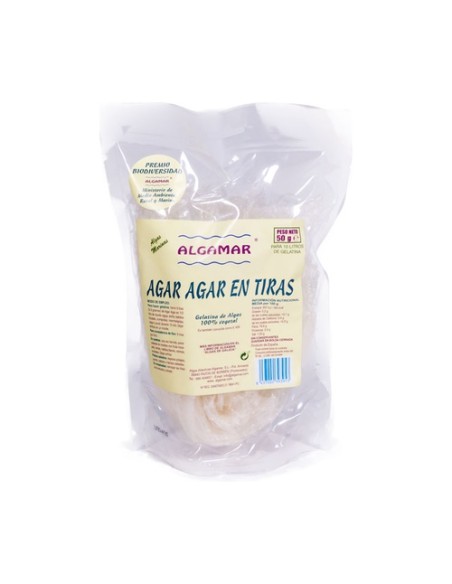 Tiras De Algas Agar Agar 50 g Algamar