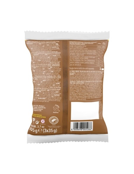 Snack de chocolate y avellana sin gluten 105 g Schär