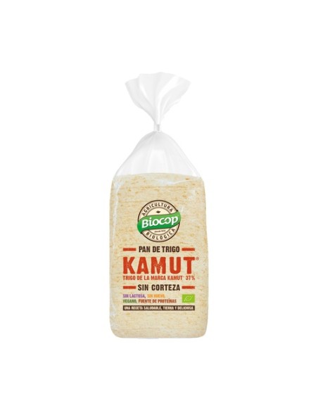 Pan de molde kamut sin corteza 300 g Biocop