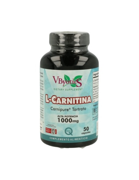 L-Carnitina Carnipure 30 cápsulas de 1000mg Vbyotics