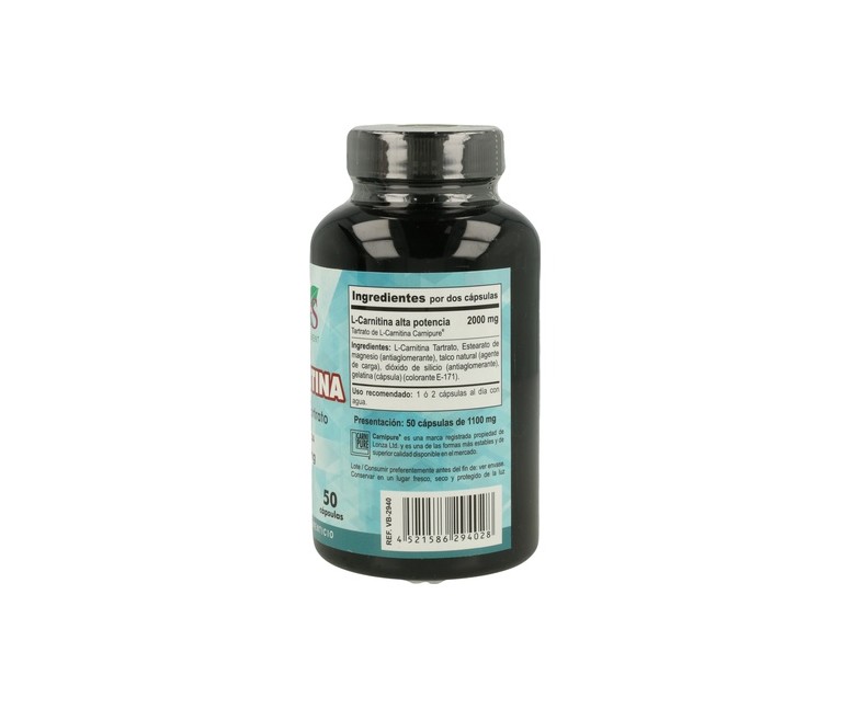 L-Carnitina Carnipure 30 cápsulas de 1000mg Vbyotics