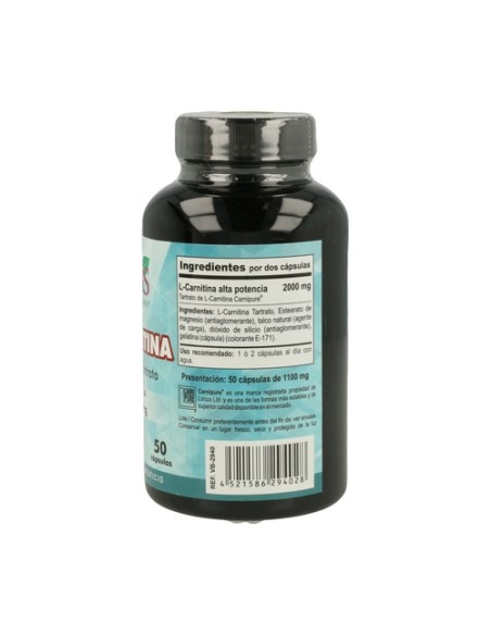 L-Carnitina Carnipure 30 cápsulas de 1000mg Vbyotics