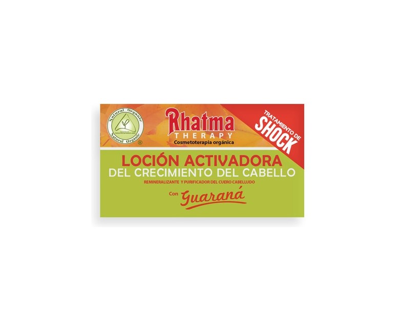 Activador del Crecimiento Cabello Guaraná 4 ampollas de 25ml Rhatma