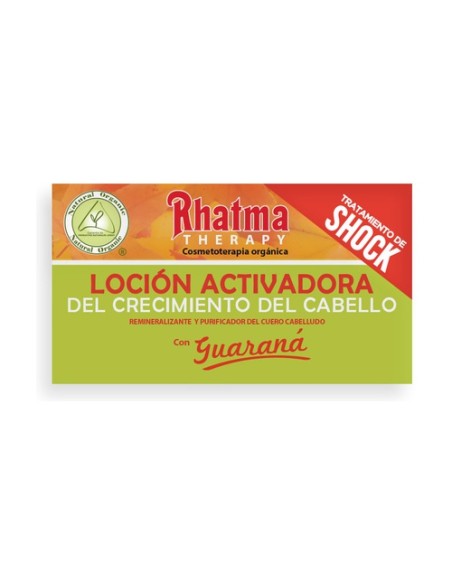 Activador del Crecimiento Cabello Guaraná 4 ampollas de 25ml Rhatma