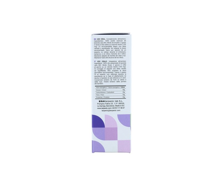 Aceite Esencial de Lavanda Bio 10 ml Terpenic