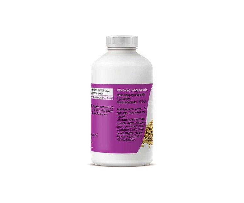 Levadura de cerveza 600 comprimidos de 500mg GHF