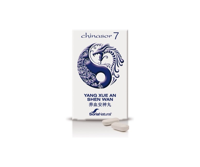 Chinasor 07 Yang Xue An Shen Wan 30 comprimidos Soria Natural