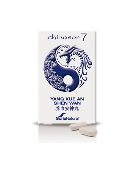 Chinasor 07 Yang Xue An Shen Wan 30 comprimidos Soria Natural