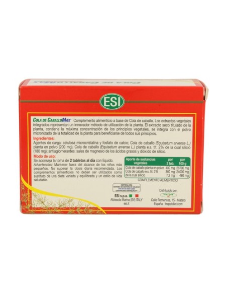 Cola de caballo max 60 comprimidos Esi