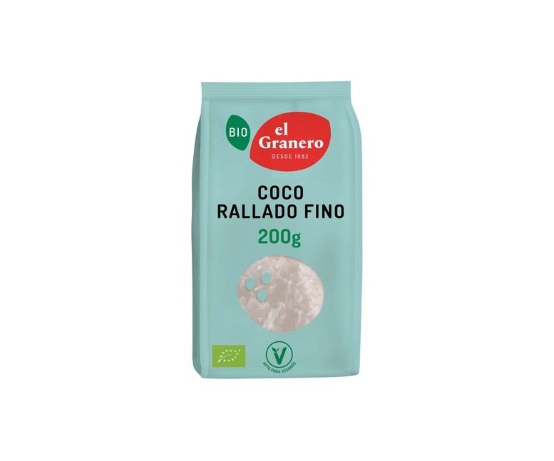 Coco Rallado Bio 200 g El Granero Integral