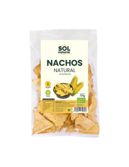 Nachos de maíz natural sin gluten Bio 125 g Sol Natural