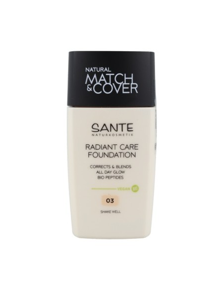 Maquillaje fluido mineral 03 Neutral Beige 1,14 g Sante