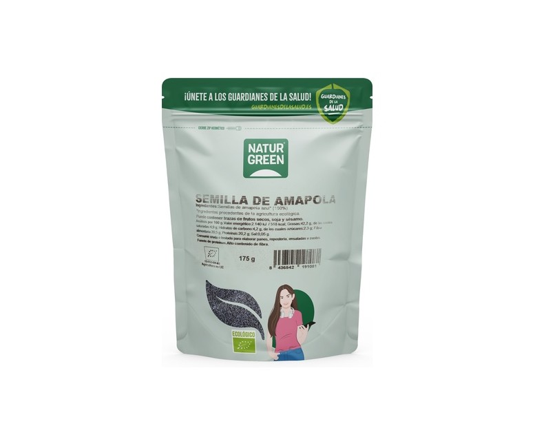 Semillas de amapola Bio 175 g NaturGreen