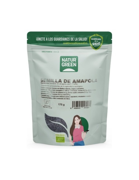 Semillas de amapola Bio 175 g NaturGreen