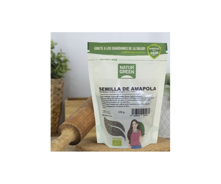 Semillas de amapola Bio 175 g NaturGreen