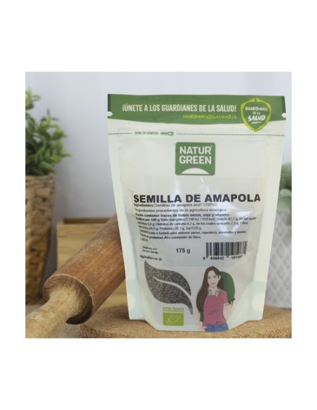 Semillas de amapola Bio 175 g NaturGreen