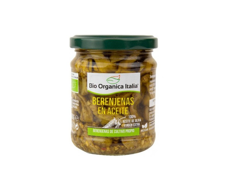 Berenjenas asadas en aceite 190 g Bio Organica Italia