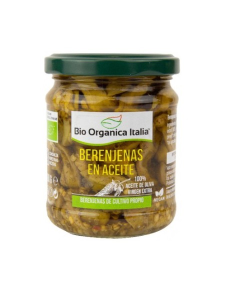 Berenjenas asadas en aceite 190 g Bio Organica Italia