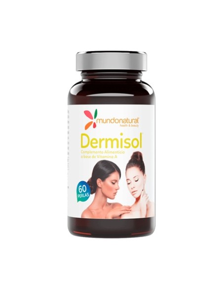 Dermisol cuidado de la piel 60 perlas Mundonatural