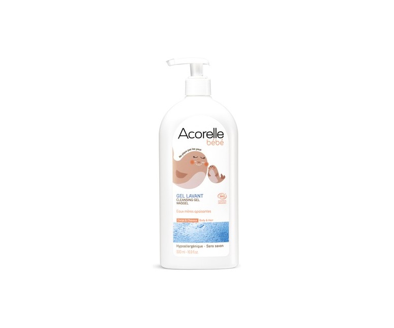 Gel baño & champú bebé 500 ml Acorelle