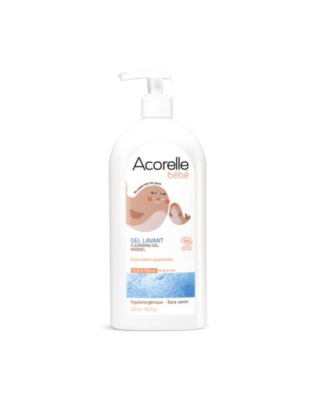 Gel baño & champú bebé 500 ml Acorelle