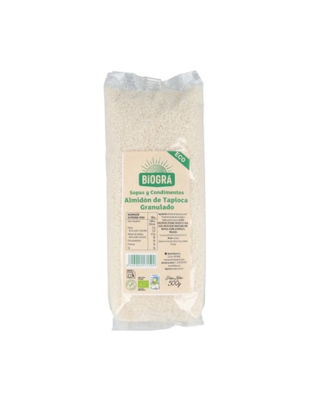 Tapioca Almidon granulado Bio 500 g Biográ