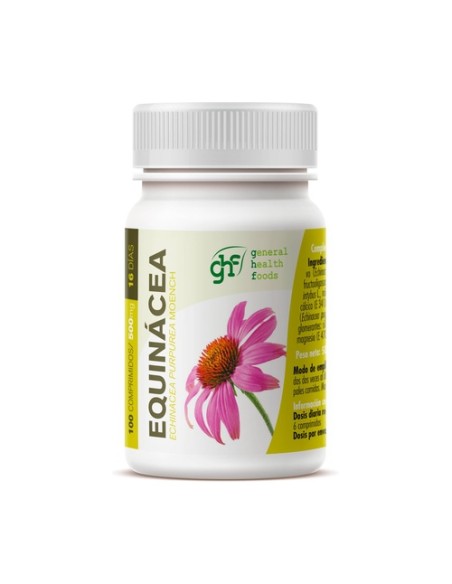 Echinácea apoyo al sistema inmune 100 comprimidos de 500mg GHF