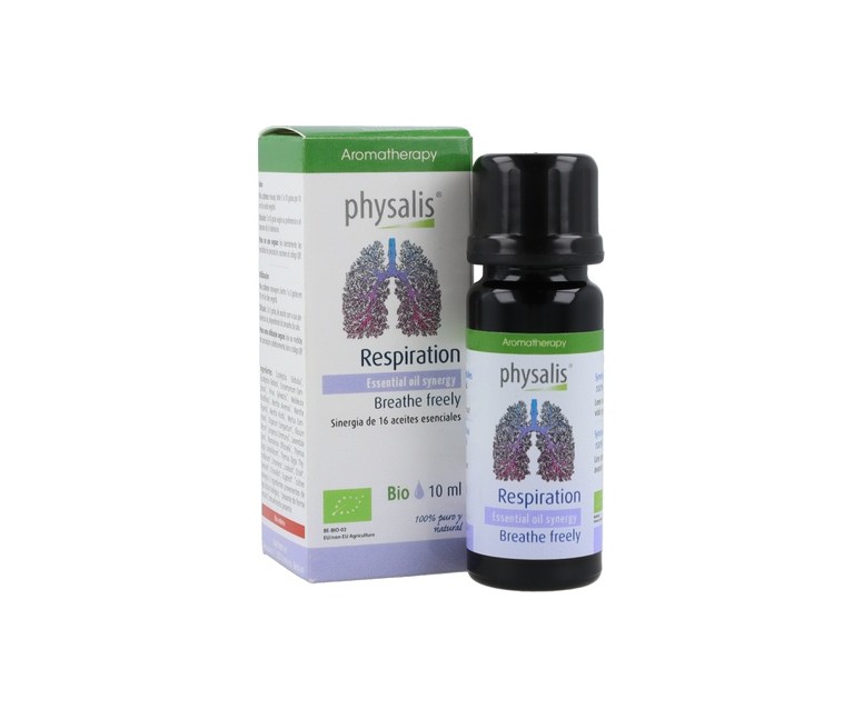 Respiration sinergia aceite esencial Bio 10 ml de aceite esencial Physalis