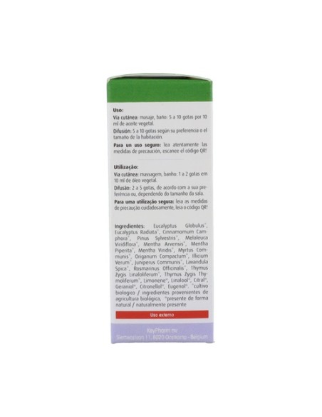 Respiration sinergia aceite esencial Bio 10 ml de aceite esencial Physalis