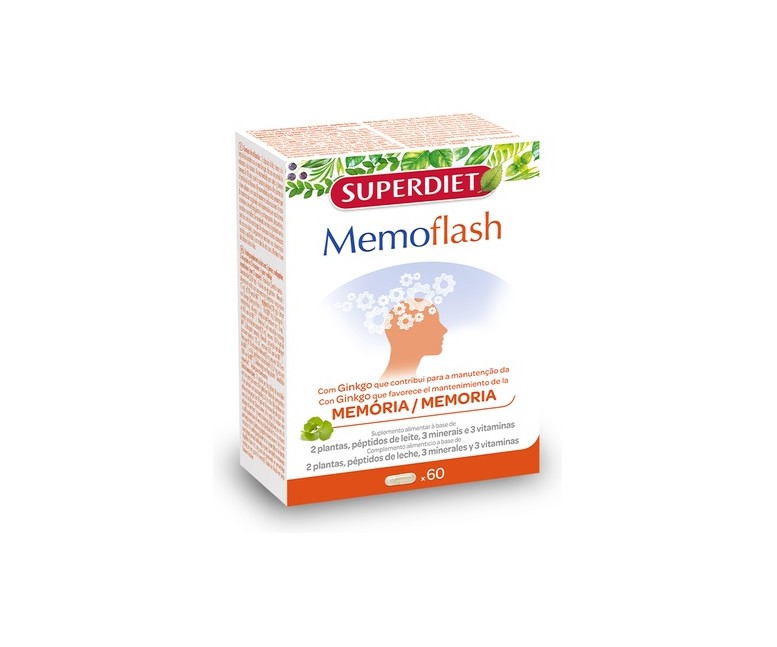 Memoflash 60 cápsulas Superdiet