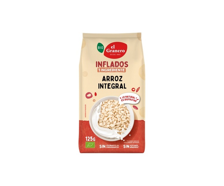 Arroz Integral Hinchado Bio 125 g El Granero Integral