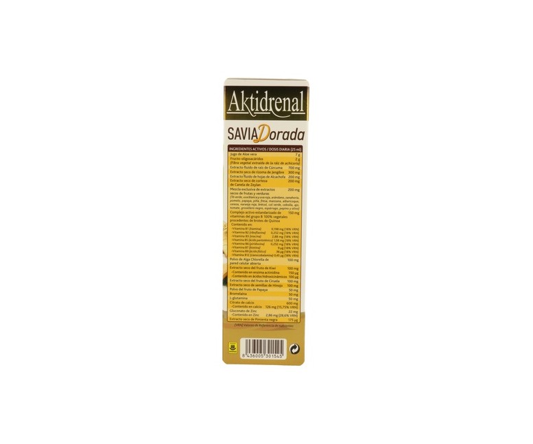Aktidrenal savia dorada 250 ml Tongil