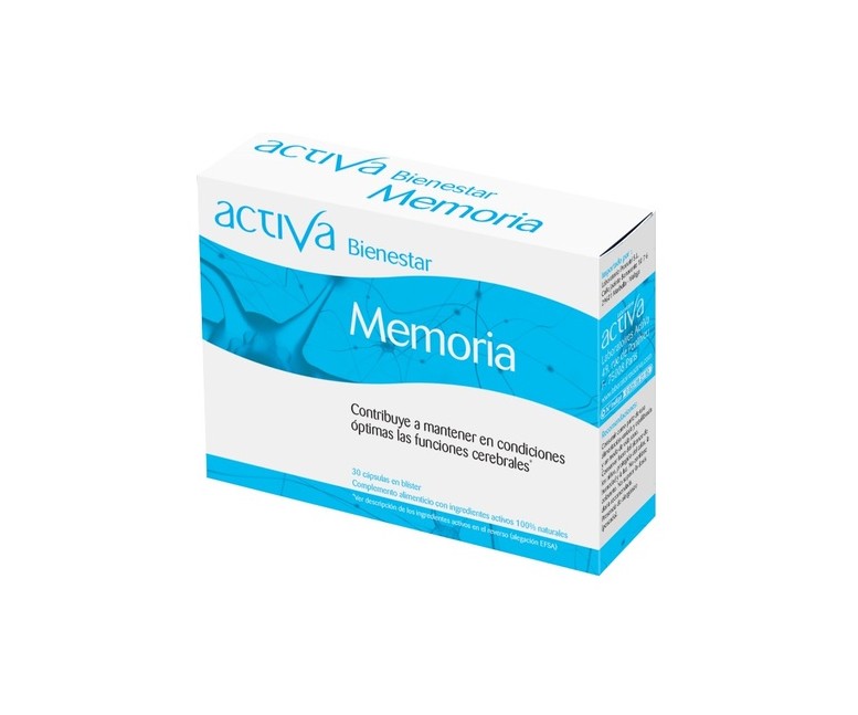 Bienestar memoria 30 cápsulas vegetales Activa