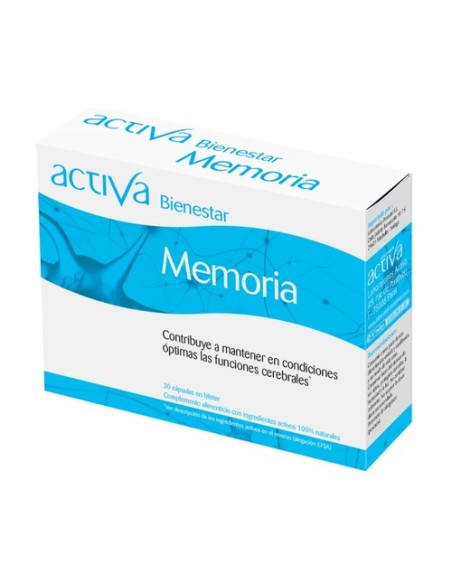 Bienestar memoria 30 cápsulas vegetales Activa