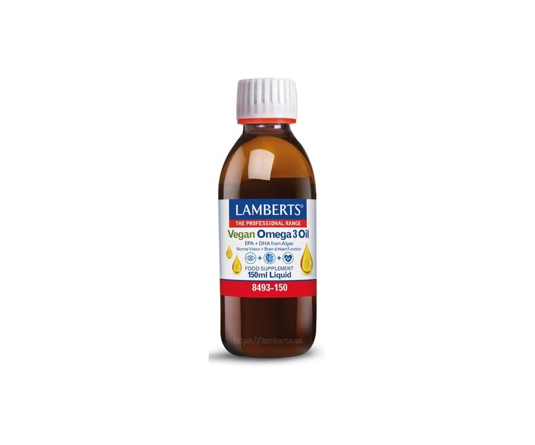 Aceite Omega 3 Vegano 150 ml de aceite Lamberts