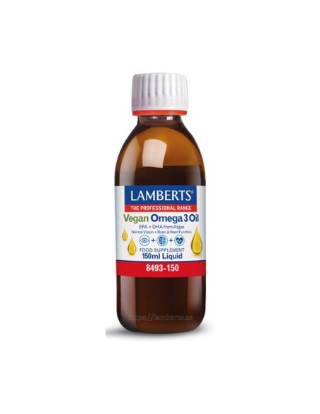 Aceite Omega 3 Vegano 150 ml de aceite Lamberts