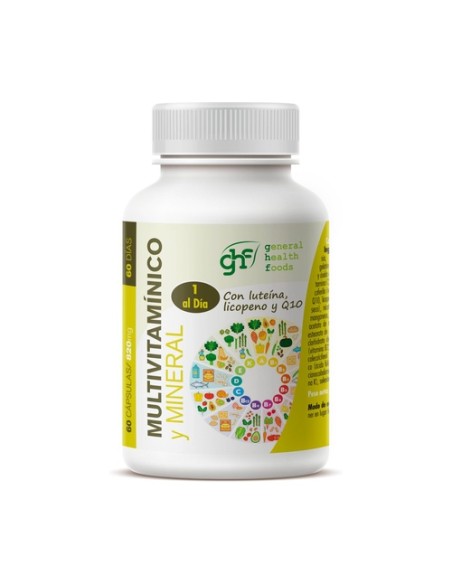 Multivitamínico y mineral 60 cápsulas de 820mg GHF
