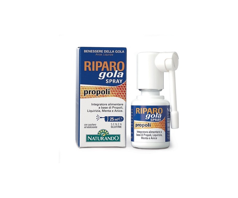 Riparo gola spray própolis 25 ml Naturando