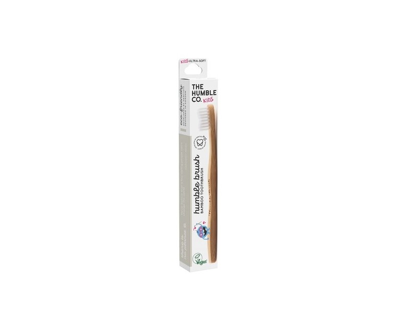 Cepillo de dientes Humble Kids Blanco - Ultrasoft 1 unidad The Humble Co.