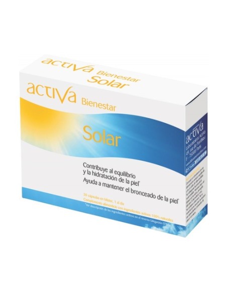 Bienestar solar 30 cápsulas vegetales Activa