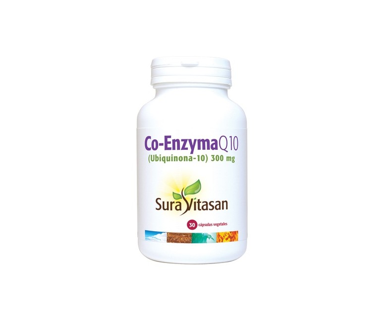 Co-Enzyma Q10 Ubiquinona 30 cápsulas de 300mg Sura Vitasan