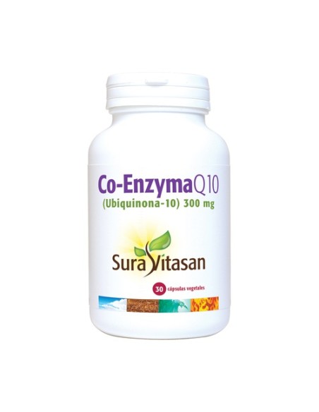Co-Enzyma Q10 Ubiquinona 30 cápsulas de 300mg Sura Vitasan