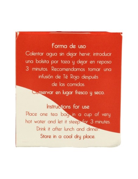 Bio 3 Té Rojo 25 bolsitas infusoras Bio3