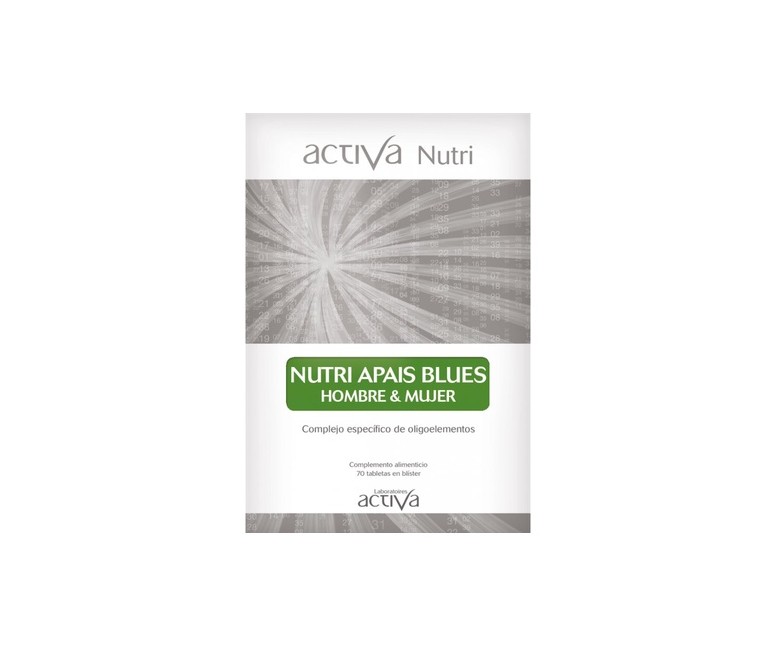Nutri apais blues 70 comprimidos masticables Activa