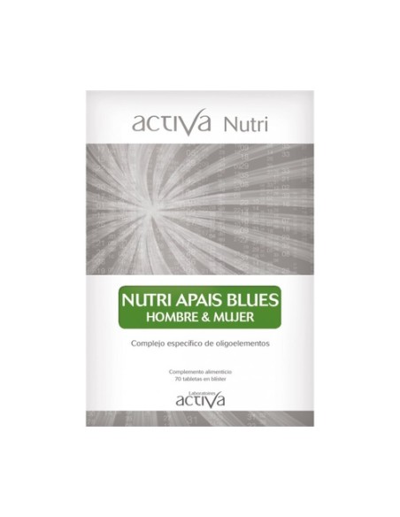 Nutri apais blues 70 comprimidos masticables Activa